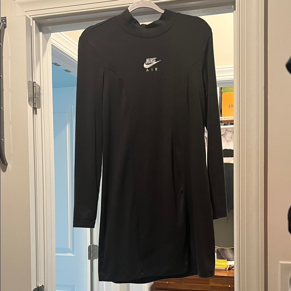Nike Air Long Sleeve Charcoal Dress